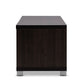 Beasley TV Cabinet 70-Inch Dark Brown with 2 Sliding Doors and Drawer