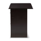 Belora Modern Wenge Brown Desk - Contemporary Home Office Furniture with Sleek Design and Ample Workspace