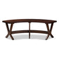 Berlin Dining Bench - Mid-Century Modern Design with Walnut Finish and Curved Wood for Stylish Seating