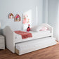 Alessia Daybed Modern and Contemporary Beige Fabric Upholstered with Guest Trundle Bed