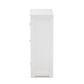 Bauer Bathroom Storage Cabinet Modern White Finished Wood 4-Drawer Organizer for Stylish Home Décor