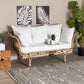 Edana Modern Bohemian Sofa Natural Rattan Design with Comfortable Cushioning for Stylish Living Spaces