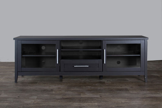 Espresso TV Stand with Drawer for Organized Entertainment Storage