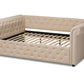 Mabelle Daybed - Modern and Contemporary Beige Fabric Upholstered