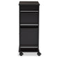 Ontario Modern Dry Bar and Wine Cabinet in Dark Brown Wood - Stylish Storage Solution