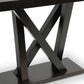 Everdon Modern Sofa Table in Dark Brown - Stylish Living Room Furniture, Contemporary Design, Versatile Accent Table