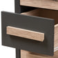 Pandora Storage Cabinet Modern Dark Grey and Light Brown Two-Tone 4-Drawer Organizer for Home and Office Use