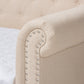 Mabelle Daybed - Modern and Contemporary Beige Fabric Upholstered