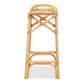 Elgon Rattan Counter Stool in Modern Bohemian Natural Brown for Stylish Home Decor