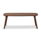 Dahlia Mid-Century Modern Coffee Table with Walnut Finish and Stylish Living Room Design