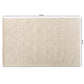 Meltem Area Rug Modern Handwoven Wool in Ivory for Stylish Home Décor