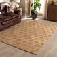 Addison Handwoven Hemp Area Rug - Modern Contemporary Design for Stylish Home Décor