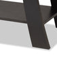 Herman Console Table Modern and Contemporary Dark Brown Finished Wood 1-Drawer