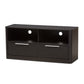 Carlingford TV Stand Modern Contemporary Espresso Brown Wood with 2 Drawers for Living Room Storage and Entertainment