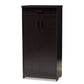 Bienna Shoe Cabinet - Modern Wenge Brown Storage Solution for Organizing Footwear