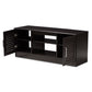 Gianna TV Stand Modern Contemporary Wenge Brown Finished Entertainment Center with Storage Solutions