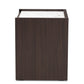 Walker Modern Contemporary Nightstand Dark Brown Gold Finished Wood Faux Marble Top Stylish Bedroom Storage