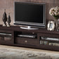 Beasley TV Cabinet 70-Inch Dark Brown with 2 Sliding Doors and Drawer