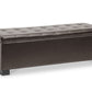 Roanoke Ottoman Contemporary Black