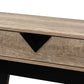 Wales Console Table - Modern Light Brown Wood with 1 Drawer for Stylish Storage and Display