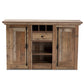 Albert Rustic Finished Wood Sideboard Buffet Modern Contemporary 2-Door Dining Room Storage Cabinet