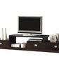 Marconi Modern Asymmetrical Brown TV Stand with Storage and Contemporary Style