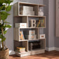 Teagan Modern Bookcase Oak Finished Display Unit for Stylish Home Storage and Organization