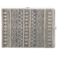 Callum Area Rug - Modern Handwoven Wool Blend in Ivory and Blue