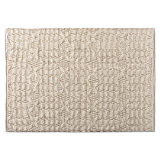 Murray Handwoven Wool Area Rug in Modern Ivory Design for Stylish Home Décor