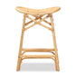 Elgon Rattan Counter Stool in Modern Bohemian Natural Brown for Stylish Home Decor