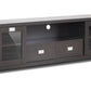 Gosford Modern TV Stand in Brown Wood Stylish Entertainment Center with Storage for Living Room