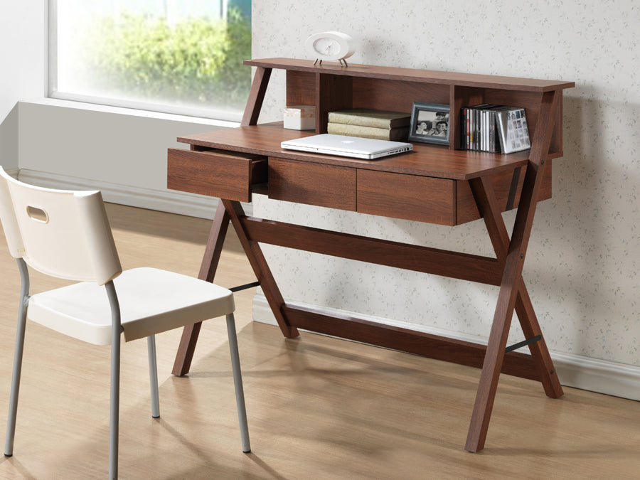 Crossroads II Writing Desk - Stylish Home Office Desk with Ample Storage and Modern Design for Productive Workspaces