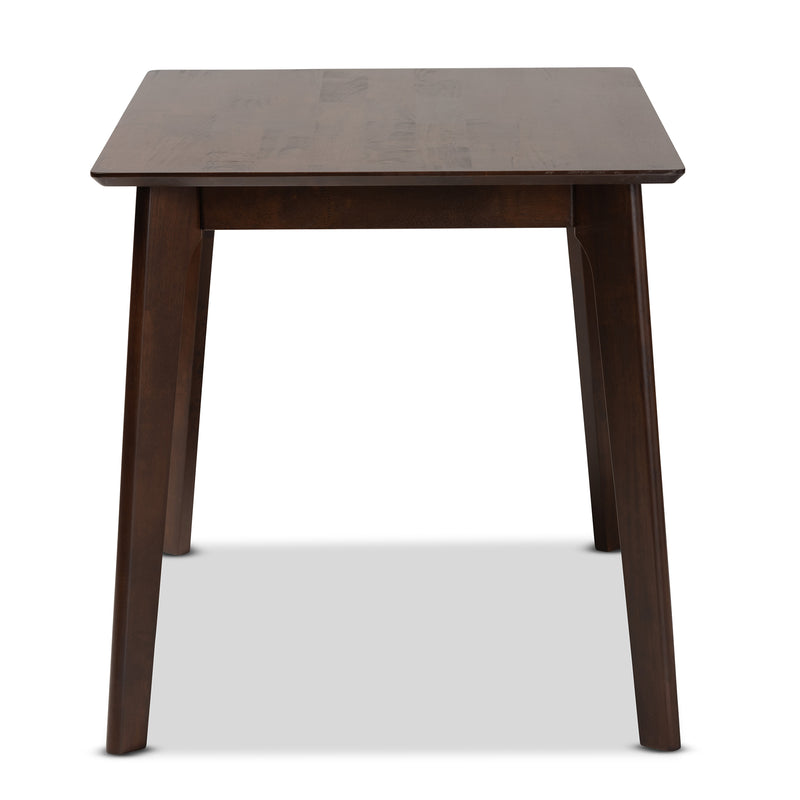 Seneca Dining Table Modern Contemporary Dark Brown Finished Wood Design for Stylish Dining Spaces