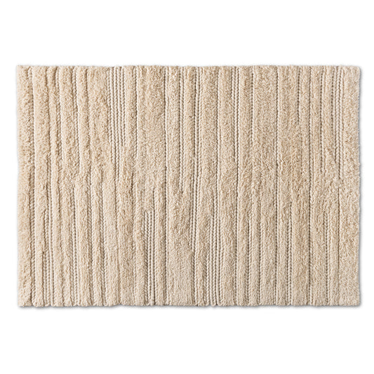 Delmas Area Rug Modern Handwoven Ivory Wool for Stylish Home Décor