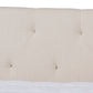 Haylie Daybed - Modern and Contemporary Beige Fabric Upholstered Design