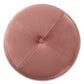 Malina Ottoman Contemporary Glam Luxe Pink Velvet Fabric Upholstered Gold Finished Metal Storage