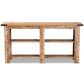 Angelo Console Table Modern Rustic Oak Brown Finished Wood Furniture for Living Room or Entryway