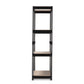 Cody Black Metal 4-Shelf Storage Rack - Versatile Shelving Unit for Home, Office, or Garage Organization