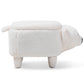 Bjorn Bear Storage Ottoman Contemporary Wool Upholstered Design for Stylish Organization and Comfort