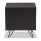 Warwick End Table - Modern Espresso Brown Finished Wood Accent Table for Living Room or Bedroom