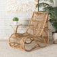 Genera Modern Bohemian Rattan Lounge Chair - Stylish Natural Fiber Seating for Living Room, Patio or Outdoor Use