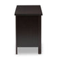 Marley TV Stand Modern Contemporary Wenge Brown Finish for Stylish Living Room Storage and Entertainment Solutions