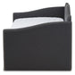 Kaija Daybed - Modern and Contemporary Dark Grey Fabric with Trundle