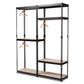 Gavin Black Metal 7-Shelf Closet Organizer for Efficient Storage and Organization