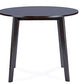 Debbie Mid-Century Round Dining Table in Dark Brown Wood - Stylish Functional Dining Furniture for Modern Homes