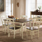 Napoleon 5-Piece Dining Set in French Country Cottage Buttermilk and Cherry Brown Finish