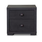 Espresso Silverstone Nightstand - Modern Bedroom Furniture with Sleek Design and Practical Storage Solutions