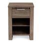 Laverne Nightstand Modern Oak Brown Design with 1 Drawer for Bedroom Storage