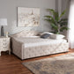 Becker Daybed - Modern and Contemporary Transitional Beige Fabric Upholstered