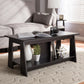 Fionan Coffee Table - Modern Wenge Brown Design for Living Room Decor